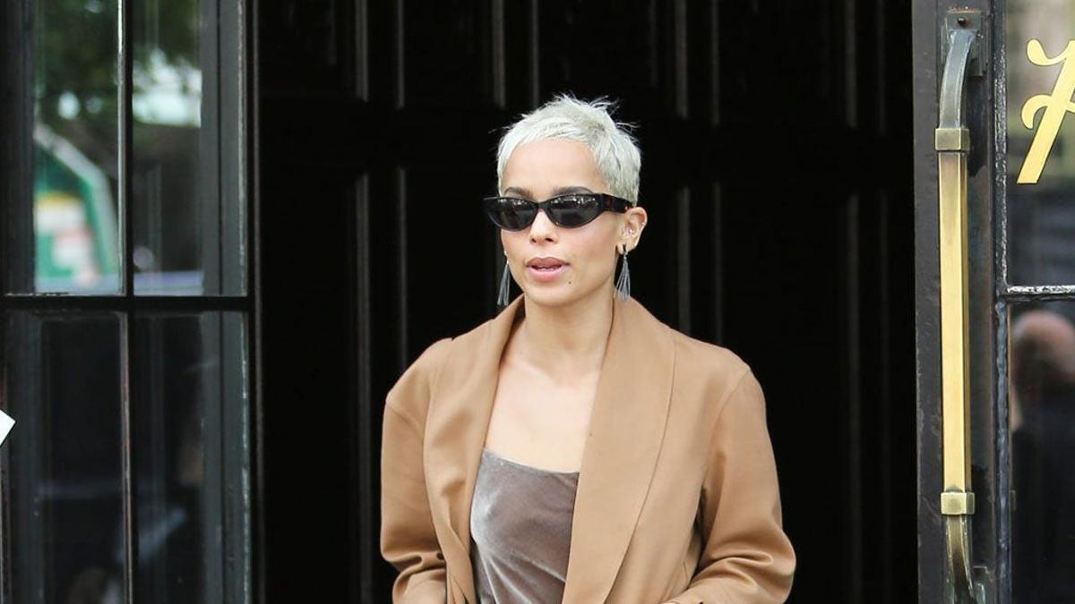 El look monocolor de Zoë Kravitz