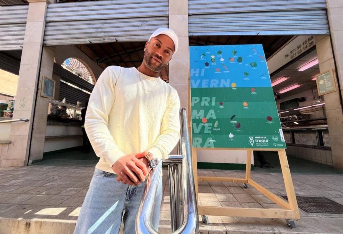 Michael Alonso posa para este diario en Manacor.