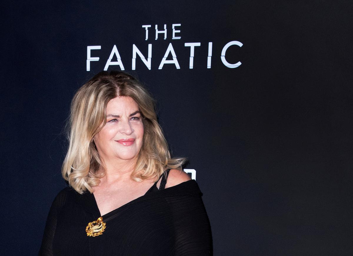 Kirstie Alley en el estreno de la película The Fanatic, en Los Ángeles, en agosto del 2019.