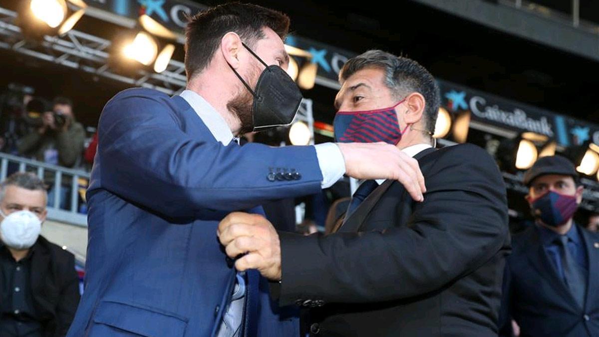 Leo Messi y Laporta deberán reunirse