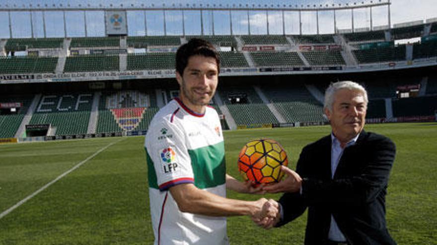 Álex Felip, esta mañana, junto a Juan Serrano