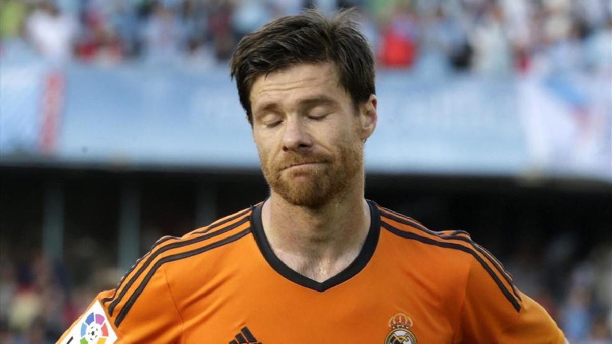 Xabi Alonso durante su etapa por el Real Madrid