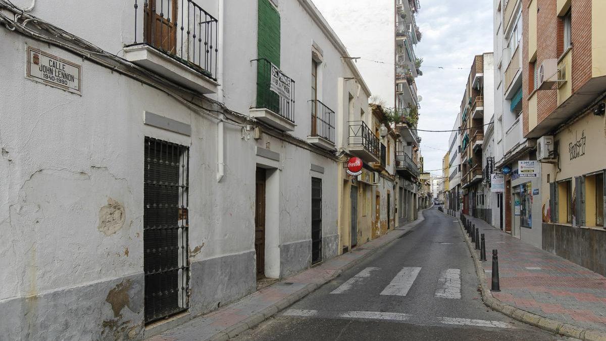 La calle John Lennon de Mérida.