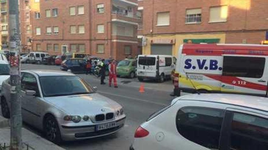 Un policía local, herido tras un accidente de moto