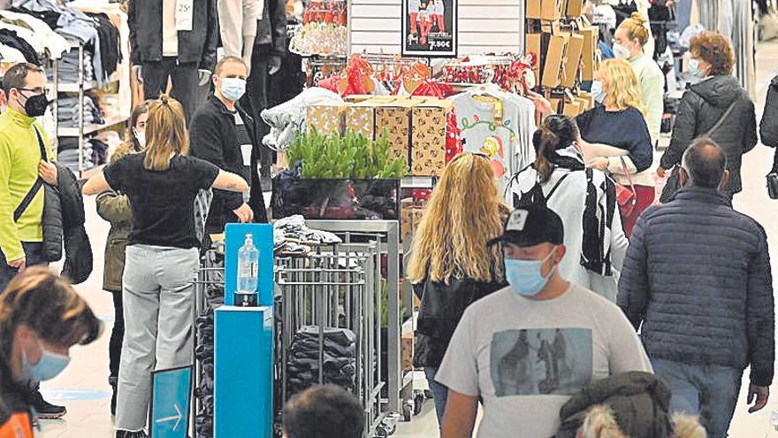 Jornada de compras navideñas.