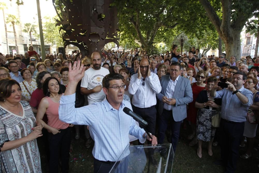 Primer acto como alcalde de Jorge Rodríguez tras su detención