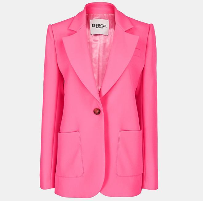 Chaqueta americana rosa chicle