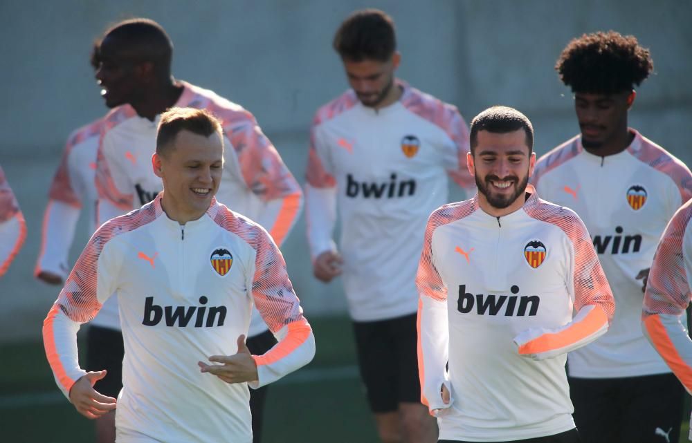 Entrenamiento del Valencia cf