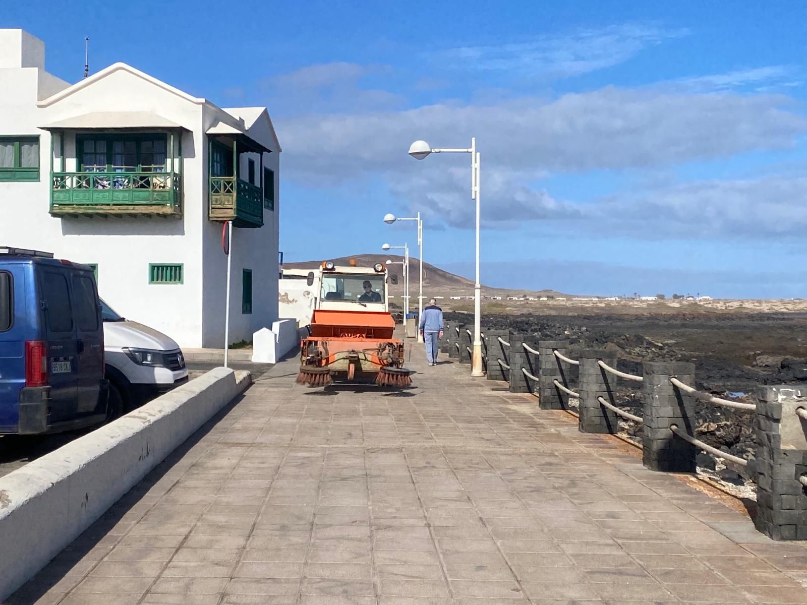 Temporal de mar en Caleta de Famara