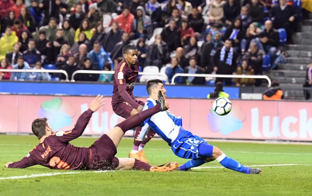 El Dépor cae ante el Barça y se va a Segunda
