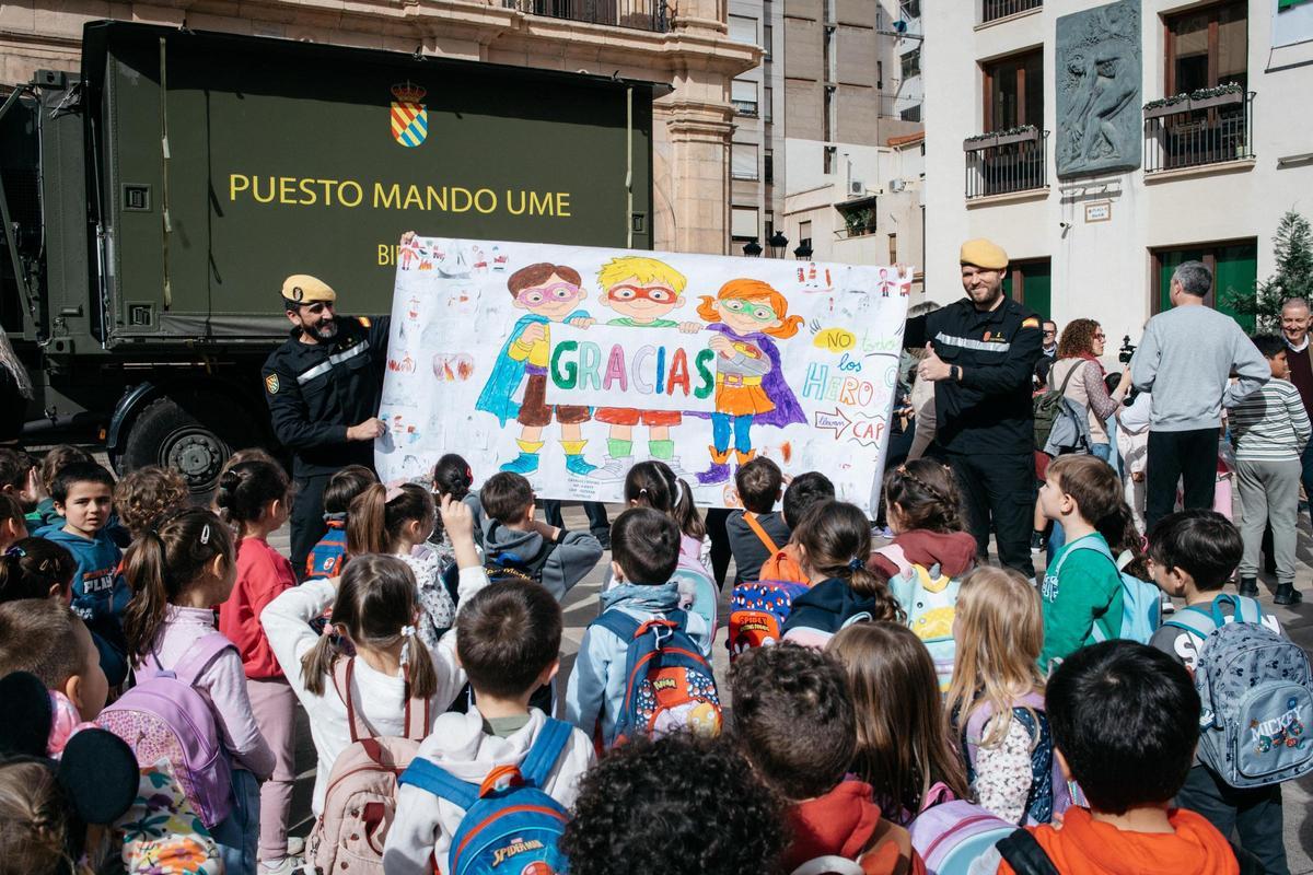 La UME conquista a la ciuddanía de Castelló