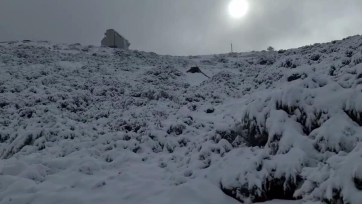 Nieve en La Palma (26/12/22)
