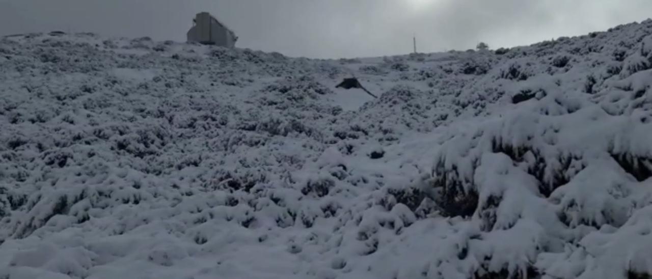 Nieve en La Palma (26/12/22)