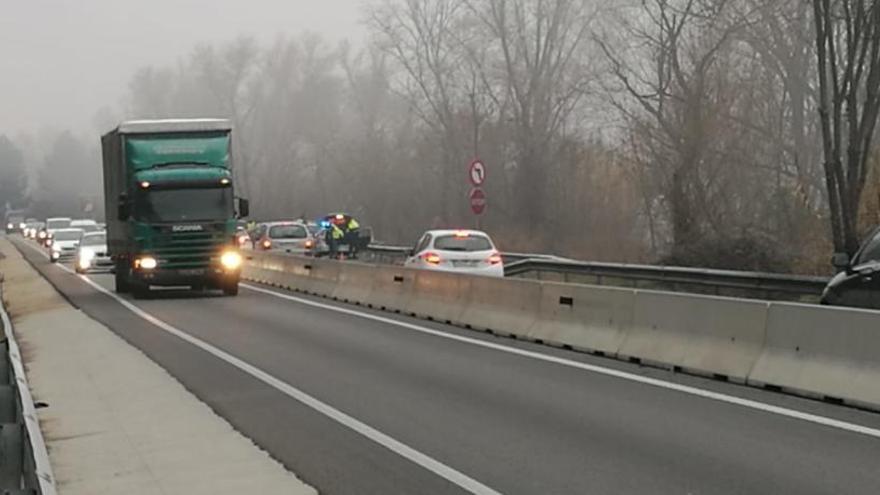 Quatre vehicles s&#039;han vist implicats en l&#039;accident d&#039;aquest divendres al matí a la C-55.