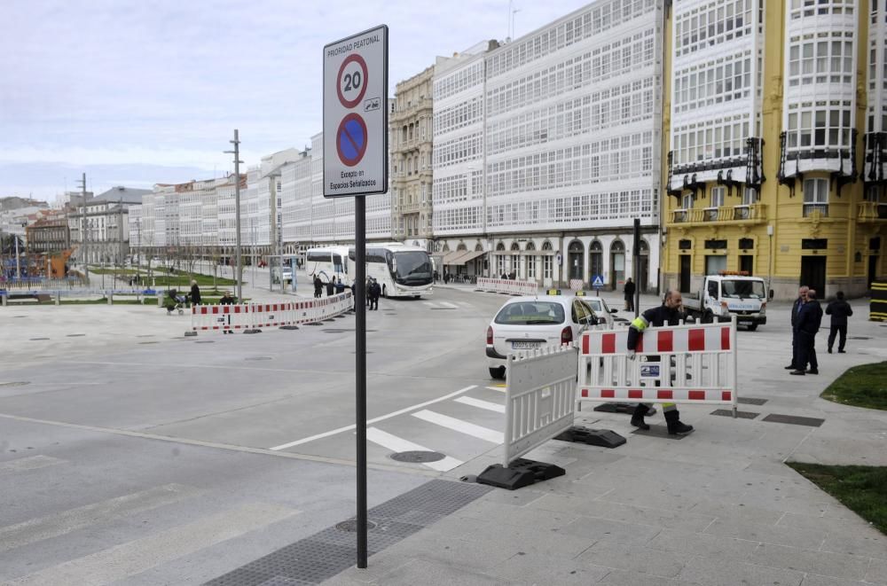 La restricción del tráfico en la Marina