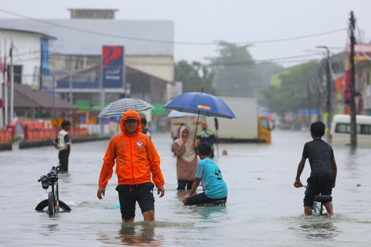 Inundaciones en Tailandia y Malasia.
