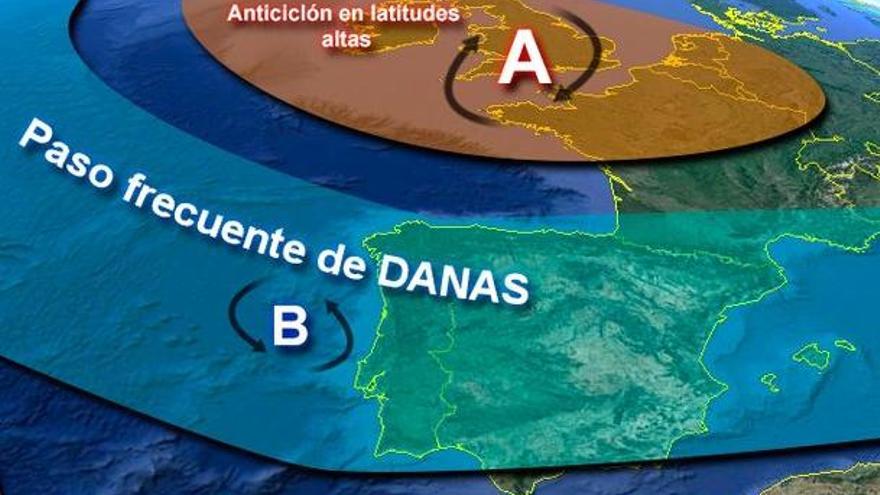 Danas sobre Galicia. // Imagen de Redmeteo