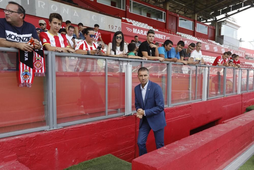 El nou jugador del Girona Àlex Gallar promet «treball i ganes» a Montilivi