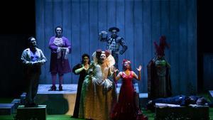 Una escena de la ópera presentada en el festival de Peralada.