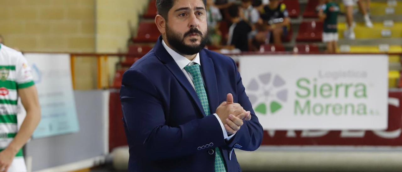 Josan González, en el partido entre el Córdoba Futsal y el Jaén en Vista Alegre.