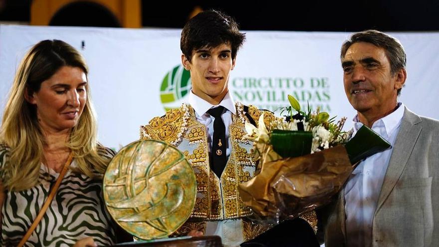 Sergio Domínguez, triunfador del Circuito de Novilladas de Extremadura