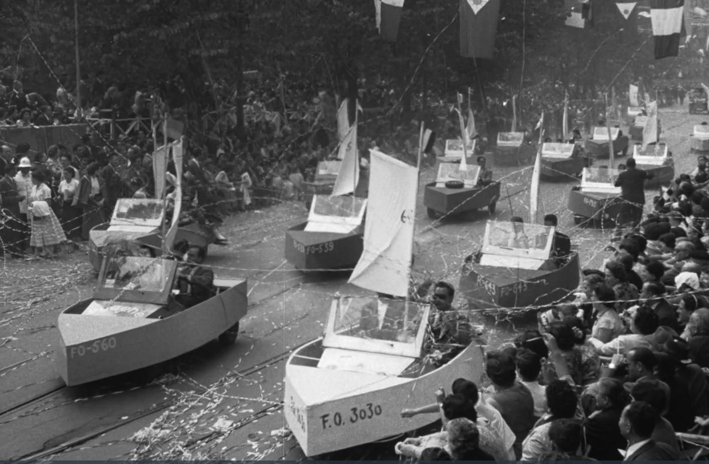 EN IMÁGENES: Así fue el Día de América en Asturias del año 1956
