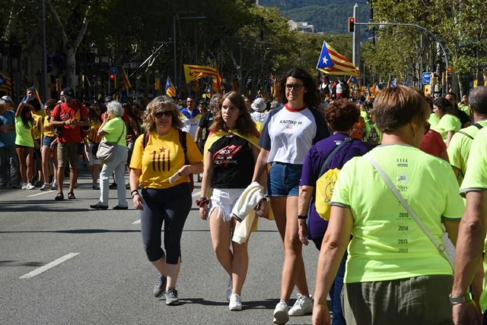 Bagencs a la concentració de Barcelona.