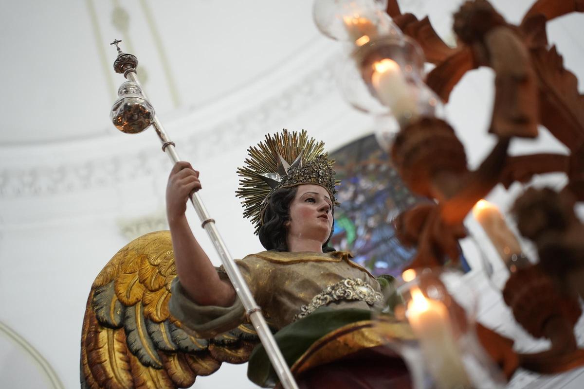 La lluvia impide la procesión de San Rafael La lluvia impide la procesión de San Rafael