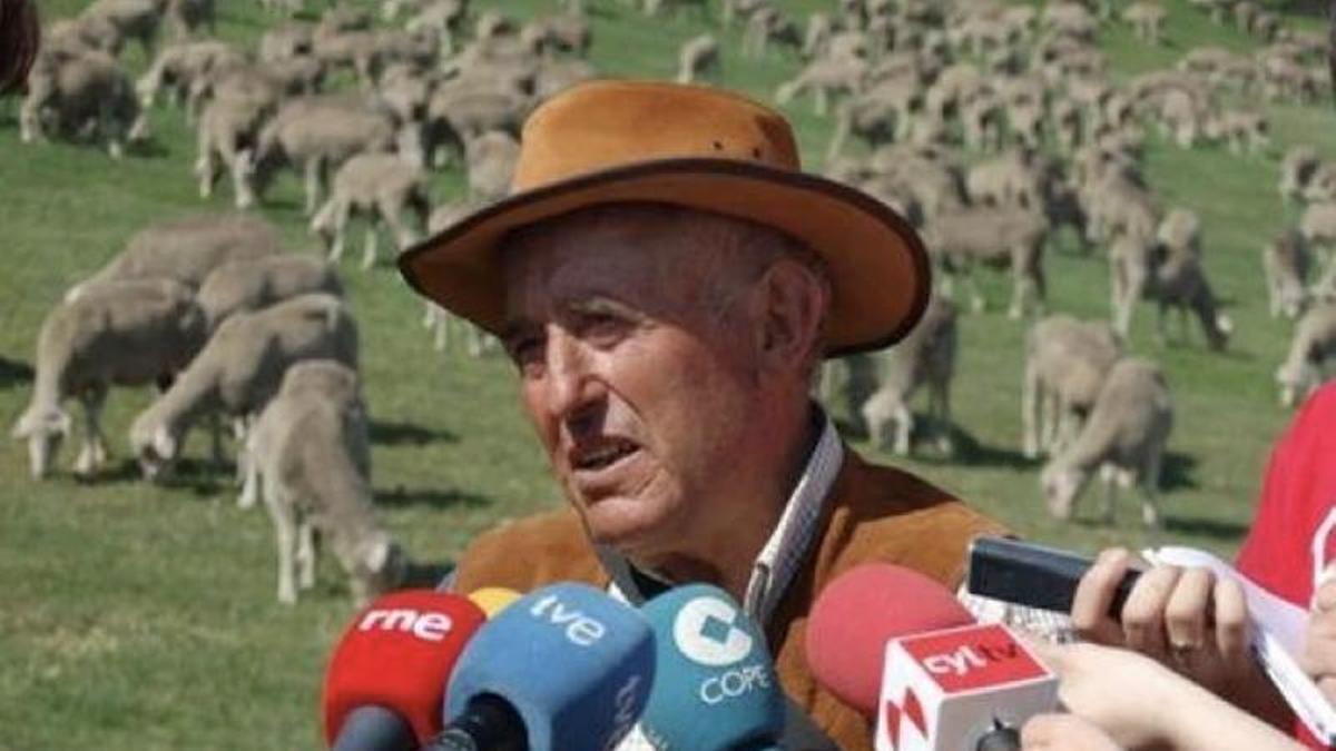 El pastor trashumante Primitivo Rodríguez Macías.