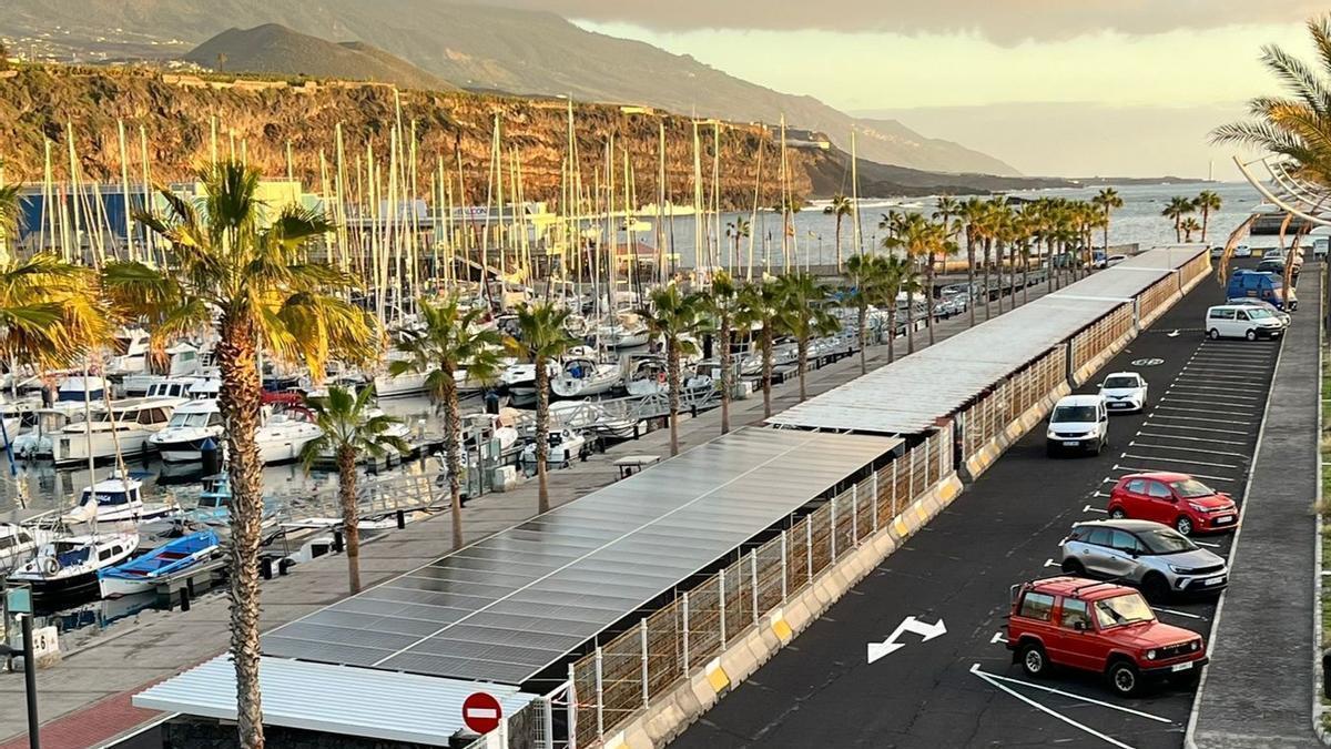 El sistema de autoconsumo renovable instalado por la empresa aragonesa Iasol en La Palma.