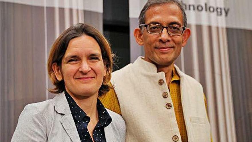 Duflo y Banerjee, dos de los ganadores del Nobel de Economía 2019.