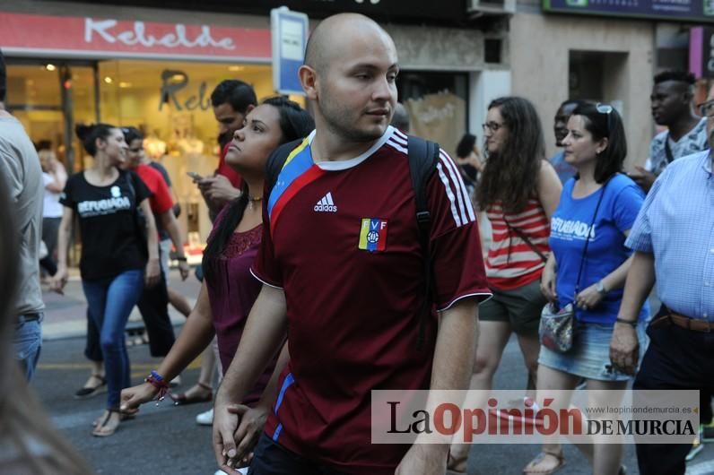 Más de cien voces piden en Murcia "acoger refugiados ya"