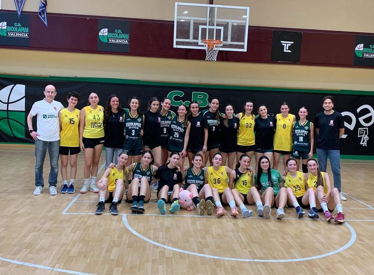 Las cadetes 2009 del CB Tavernes siguen vivas en el campeonato liguero
