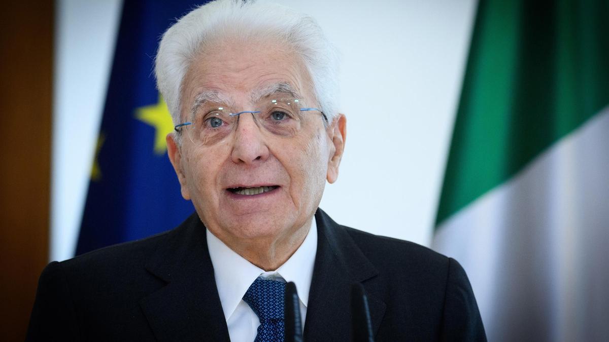 Imagen de archivo del presidente de Italia, Sergio Mattarella.