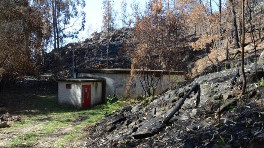 La sequía y el incendio de agosto agrava las restricciones de agua en las traídas de Moaña