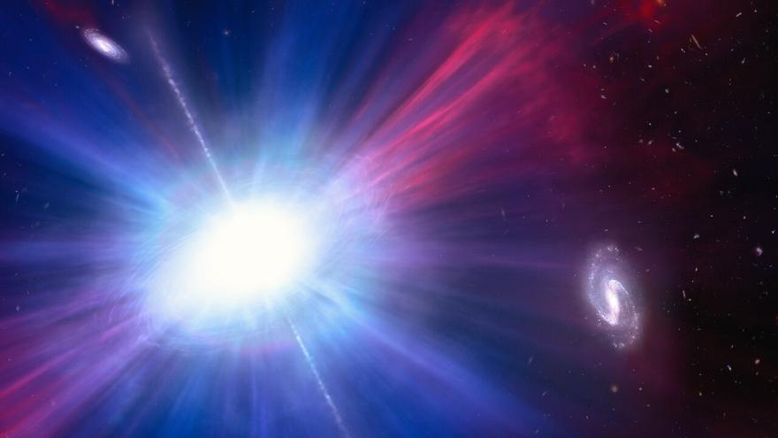 Una potente explosión cósmica intriga a los astrónomos