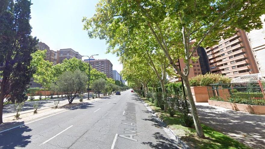 Avenida Alcalde Gómez Laguna, en Zaragoza.