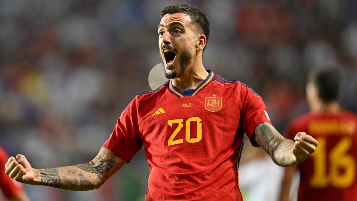 Joselu marcó el segundo gol de España ante Italia