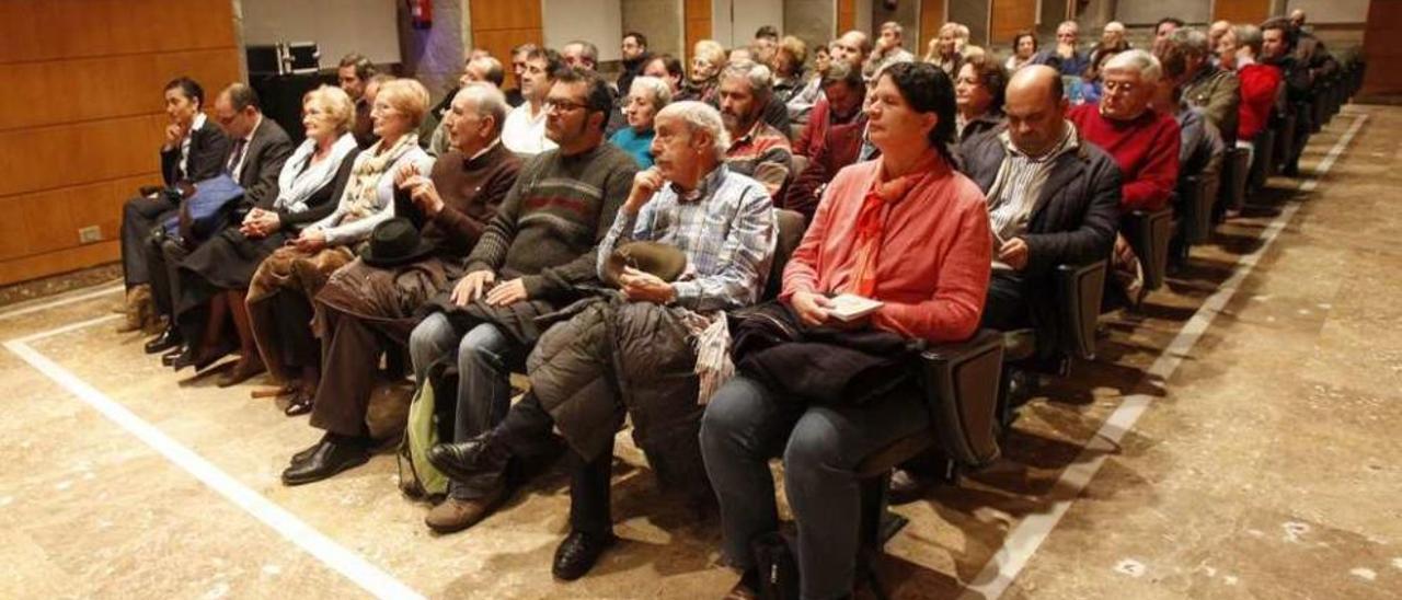 El público asistente al acto en el auditorio vigués del Areal. // José Lores