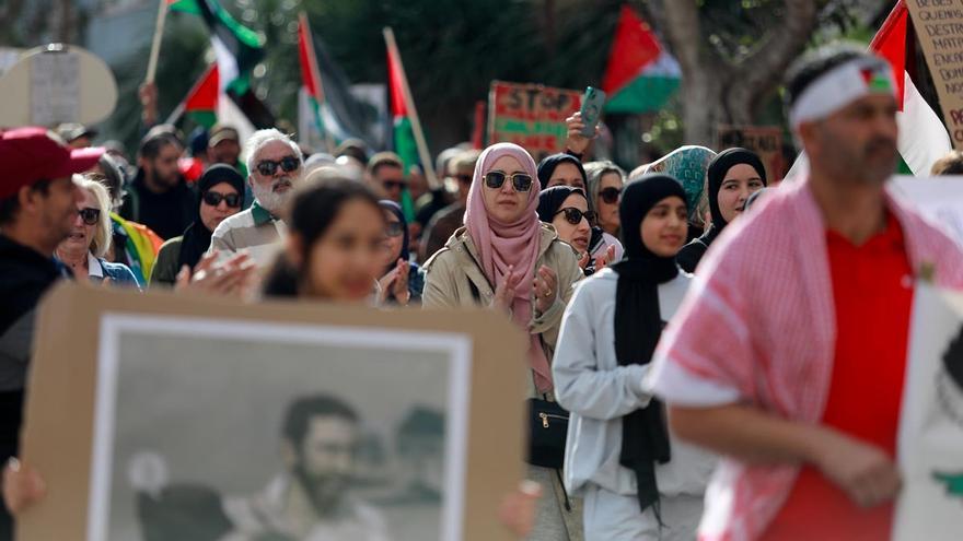 Todas las imágenes de la manifestación por Palestina en Ibiza