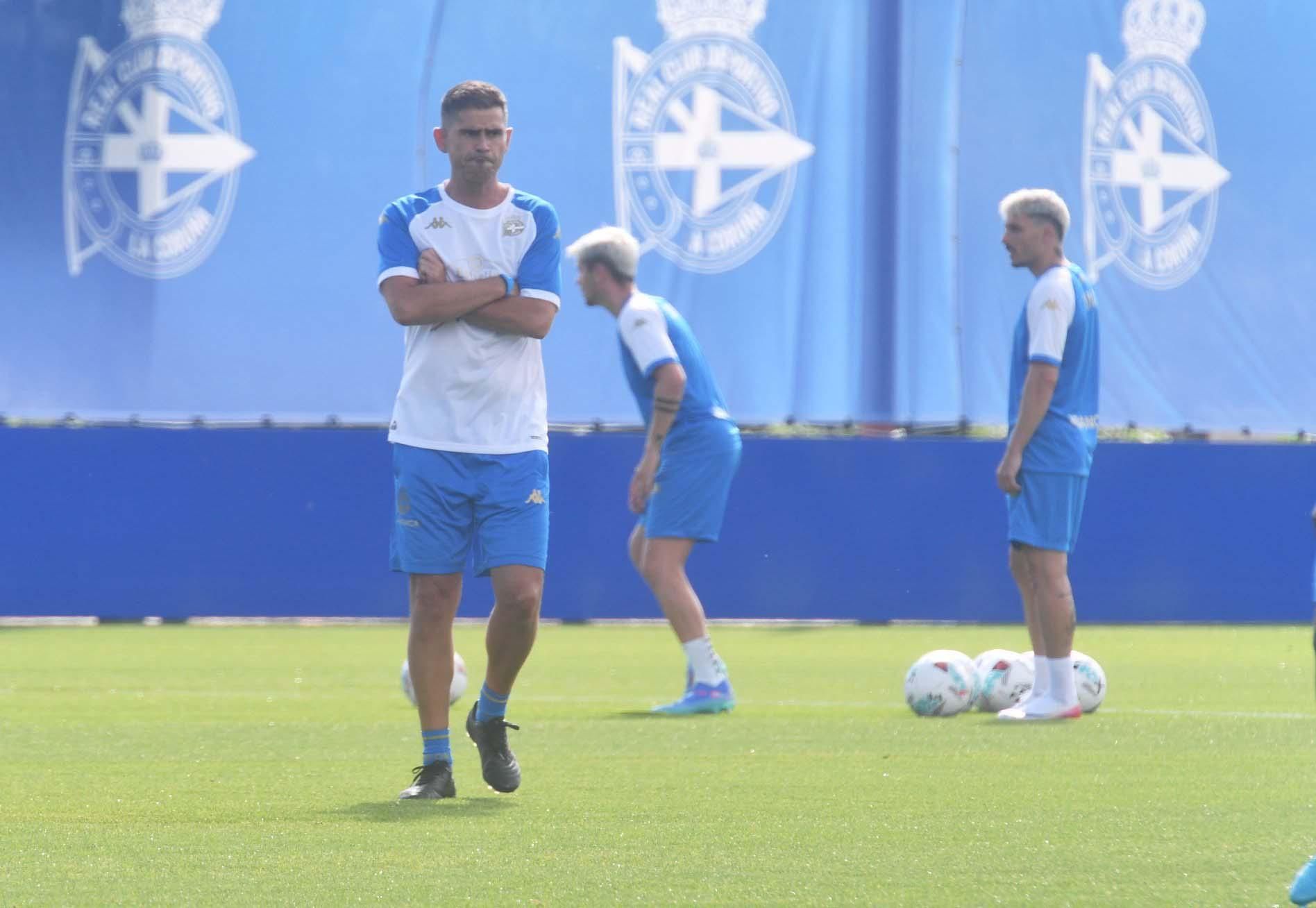 Primer entrenamiento bajo las órdenes de Antonio Hidalgo