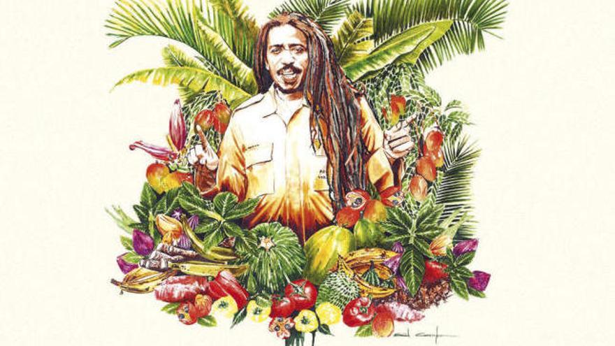 El músico jamaicano Earl Sixteen, en la portada de su último trabajo, &quot;Natty farming&quot;.