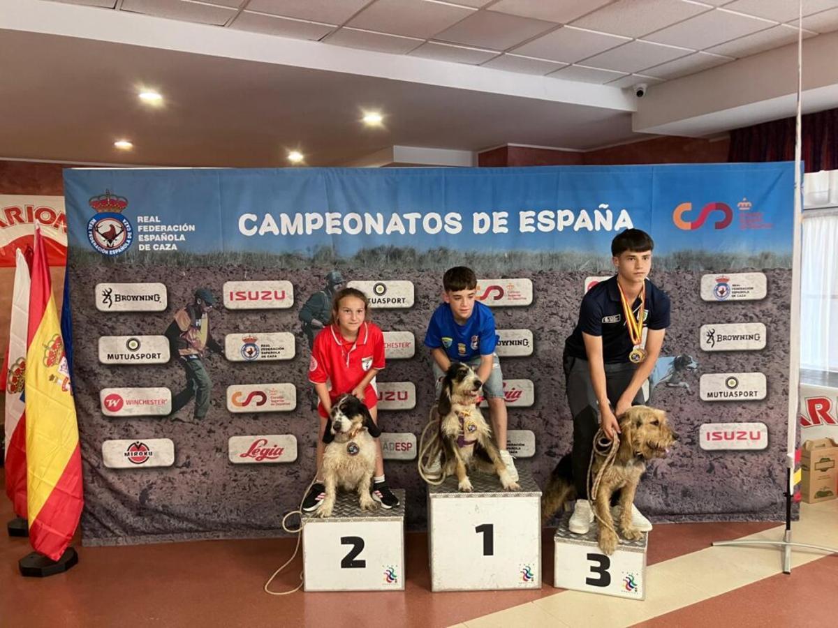 El podio de la Copa Juvenil.