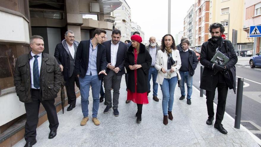 Inaugurada la reforma en la calle José del Río, en Marín