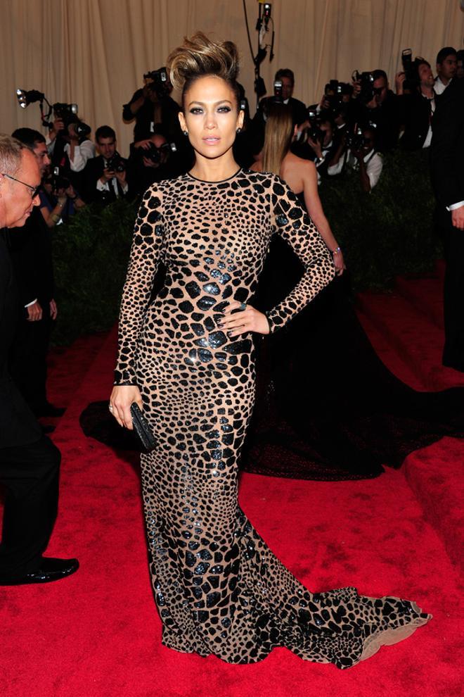Jennifer Lopez en la gala MET de 2014