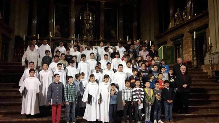 La Escolanía de Covadonga, en El Escorial.