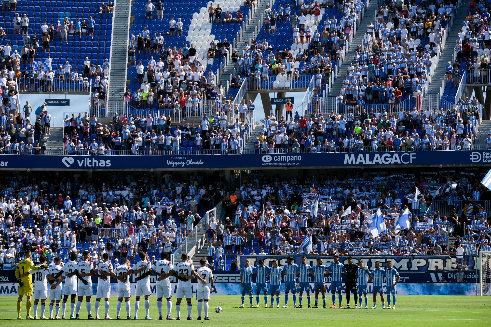El Málaga CF - Albacete Balompié, en imágenes