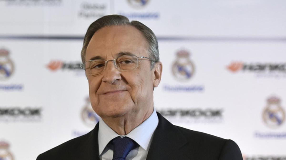 Florentino Pérez, presidente del Real Madrid. El equipo blanco, como el Atlético, estará dos ventanas sin poder fichar