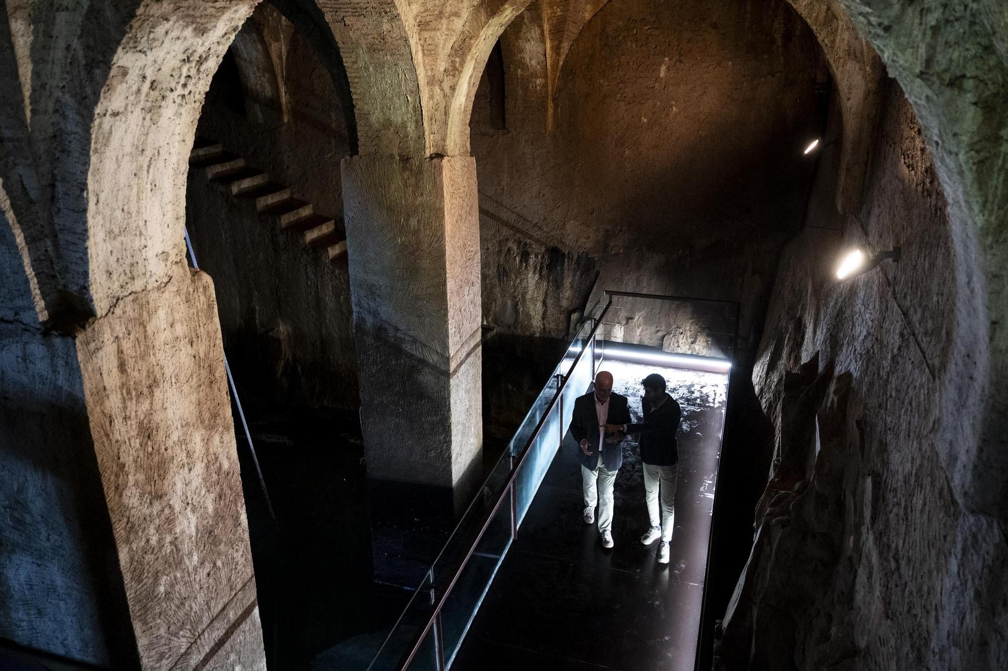 Galería | Así ha quedado el aljibe de la Preciosa Sangre de Cáceres