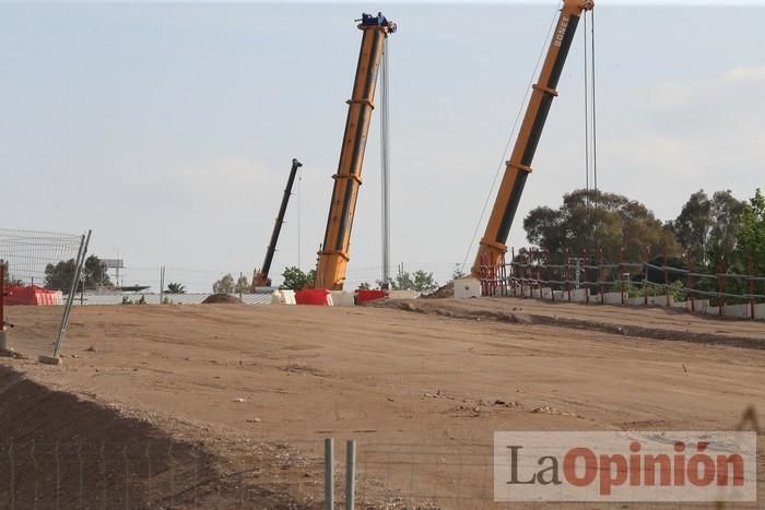 El nuevo puente en Lorca, a punto de terminar